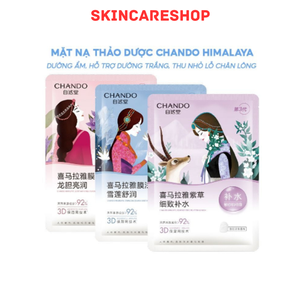 Hộp 5 Mặt Nạ Thảo Dược CHANDO Himalaya Mask