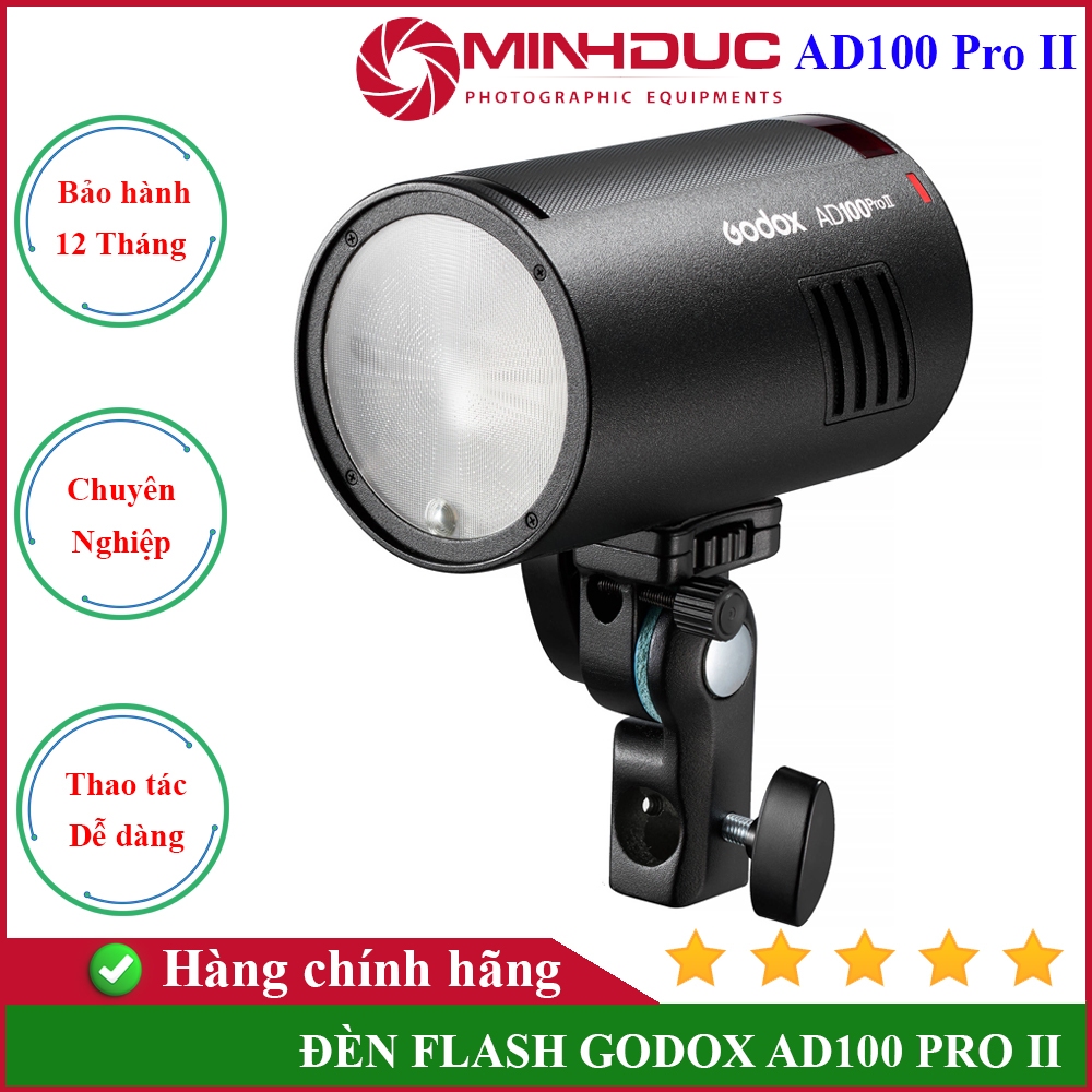 Đèn Flash Godox AD100 Pro II Chính hãng - MINH ĐỨC
