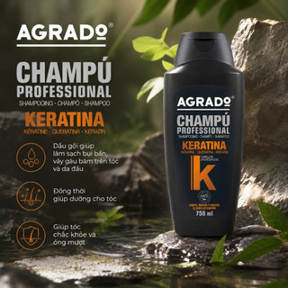 Dầu Gội Keratin Agrado 750ml