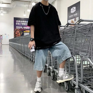 Áo thun phối xích [ovetee] minimal streetwear Hàn