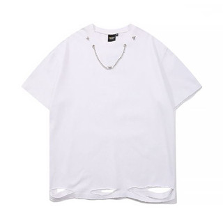 Áo thun phối xích [ovetee] minimal streetwear Hàn