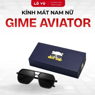 Kính Mát Nam Nữ GIMEL AVIATOR 2026, Tròng Polarized, Chống Chói, Chống Tia UV, Kèm Hộp Đựng & Khăn Lau Cao Cấp - levu01