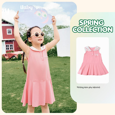 [ILABY 10-40kg] Váy polo bé gái, váy thể thao dáng xòe phong cách tennis cá tính [3899]