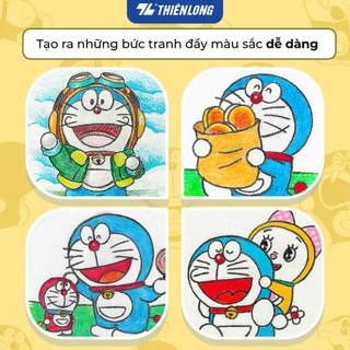 Combo 2 Sáp màu Colokit Doraemon CR-C05/DO 16 màu