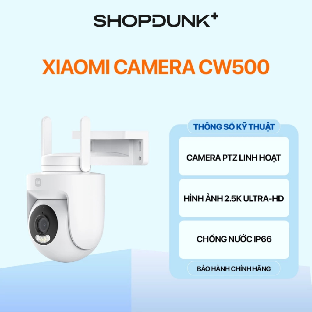 Camera Quan Sát Xiaomi Outdoor Camera CW500 Dual EU Chính Hãng