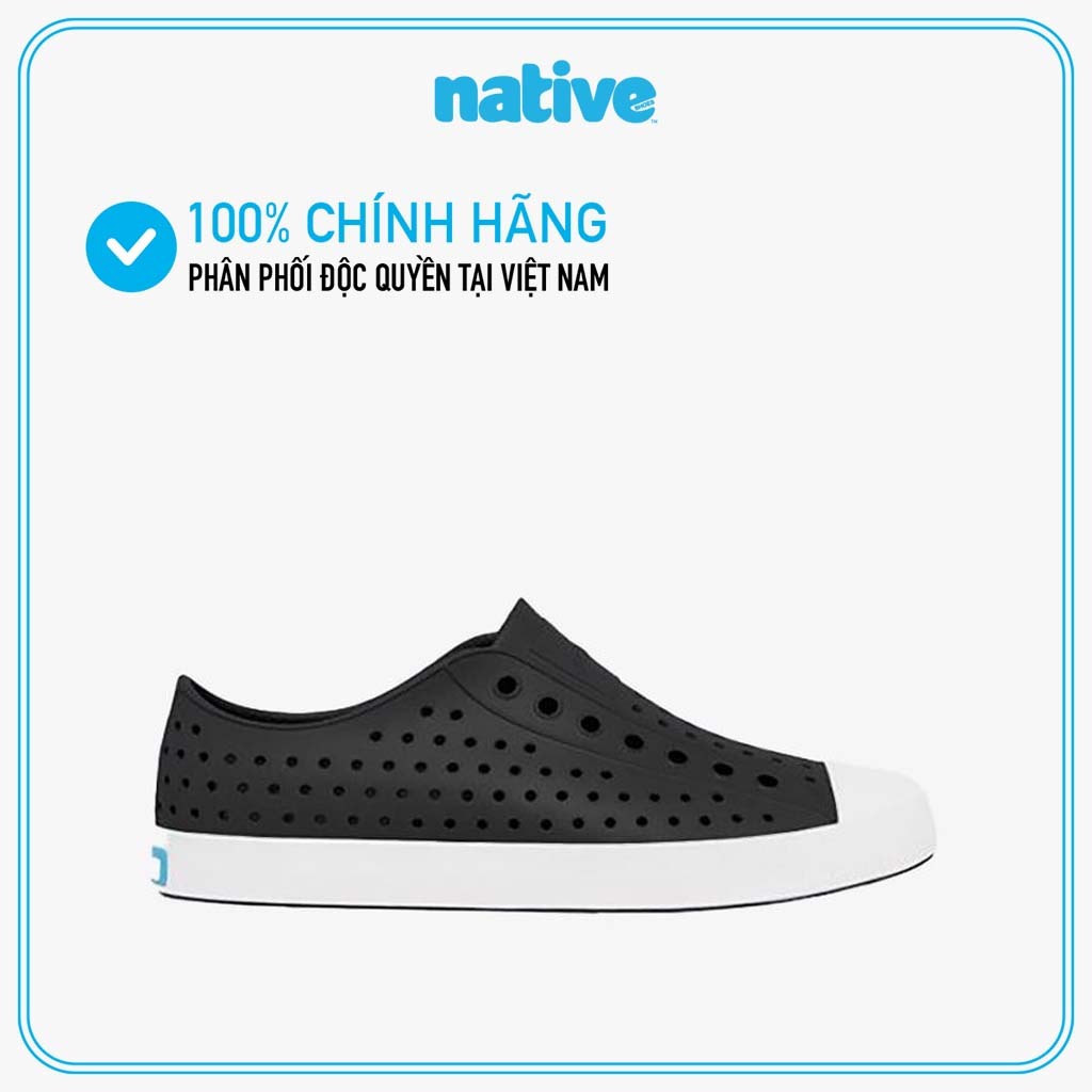 NATIVE - Giày Lười Jefferson - JIFFY BLACK - Thương Hiệu Canada