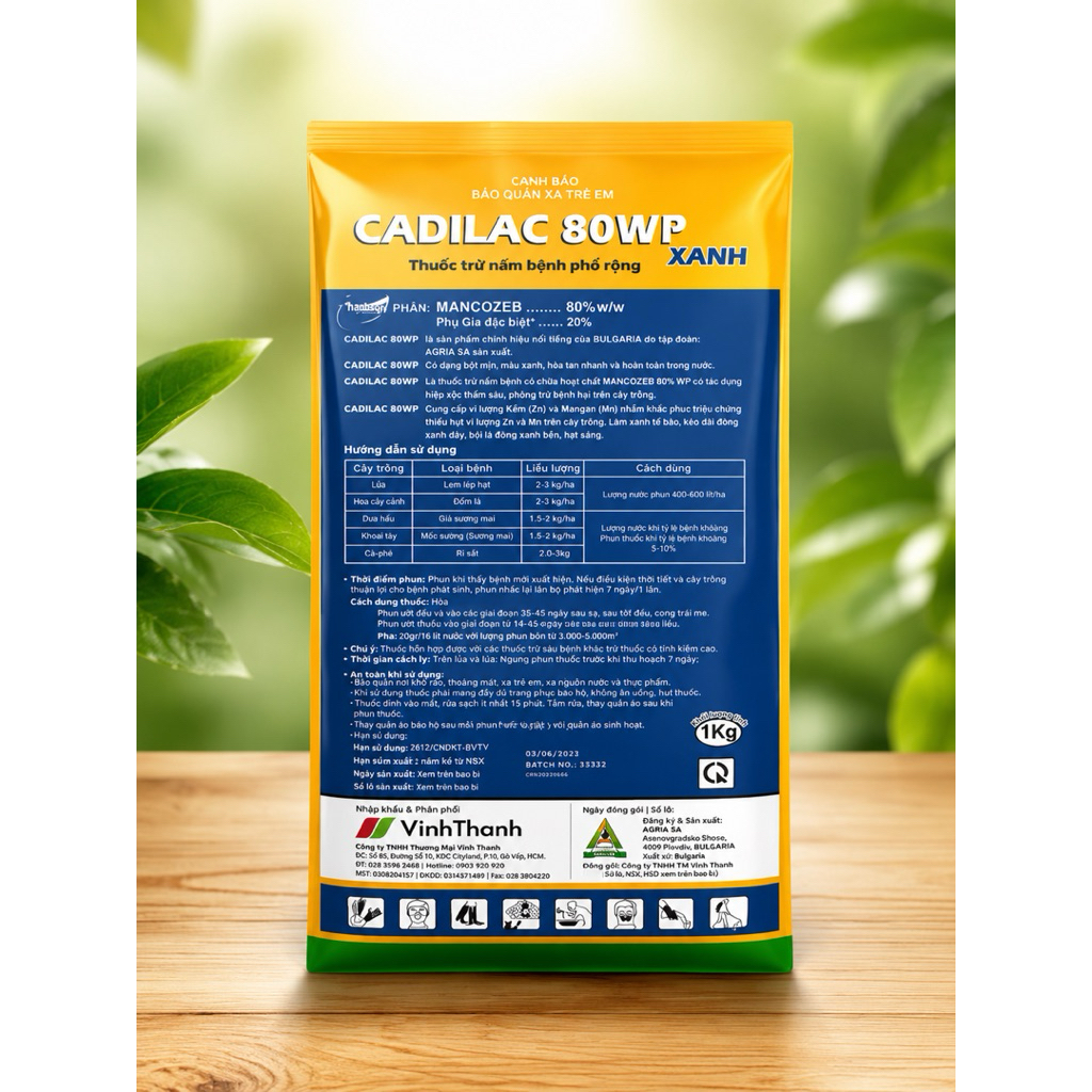 cadilac 80wp xanh