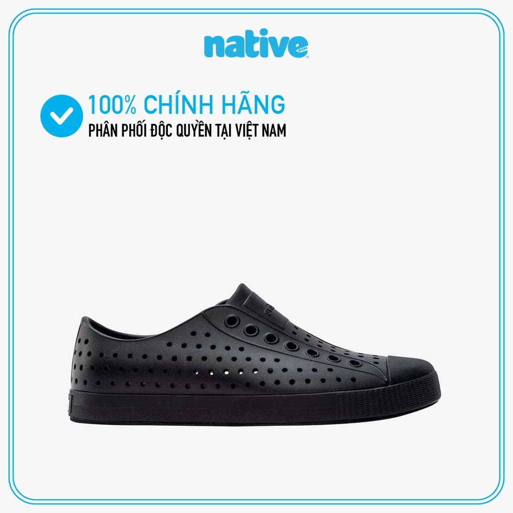 NATIVE - Giày Lười Jefferson JIFFY BLACK - Thương Hiệu Canada