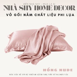 Vỏ Gối Nằm Phi Lụa - Nhiều Size - 50x70cm - Nhà Shy Home Decor