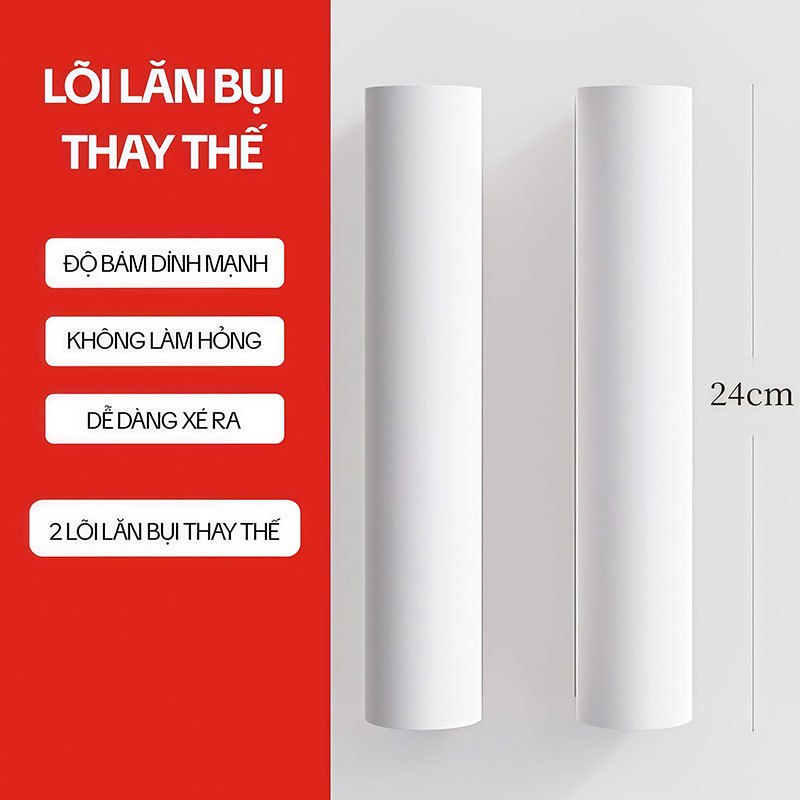 [COMBO 2] Lõi Lăn Bụi Thay Thế OKwife AGW-5018, Dùng Cho Cây Lăn Bụi OKwife AGW-5016