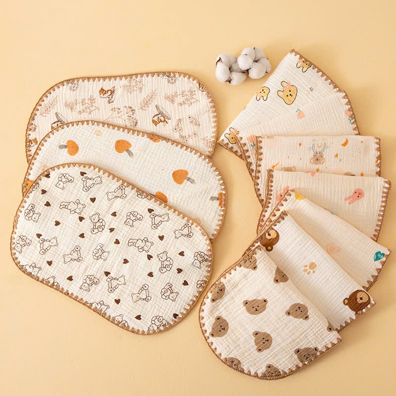 Booboo Baby - Gối Xô Sơ Sinh,Gối Xô Sợi Tre Mềm Mịn 10 Lớp Cao Cấp Thấm Hút Mồ Hôi Cho Bé Sơ Sinh BB11