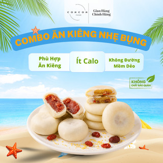 [Combo Ăn Kiêng] Bánh Sơn Trà Thanh Vị & Bánh Nấm Tremella CokcokFood, Ít Ngọt, Thanh Nhẹ, Dễ Ăn, Dưỡng Nhan Mỗi Ngày