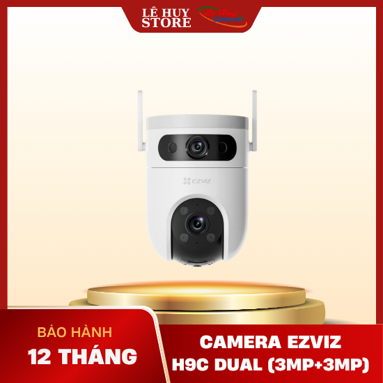 Camera WiFi quay quét, ống kính kép EZVIZ H9c Dual (3MP+3MP) - Hàng Chính Hãng