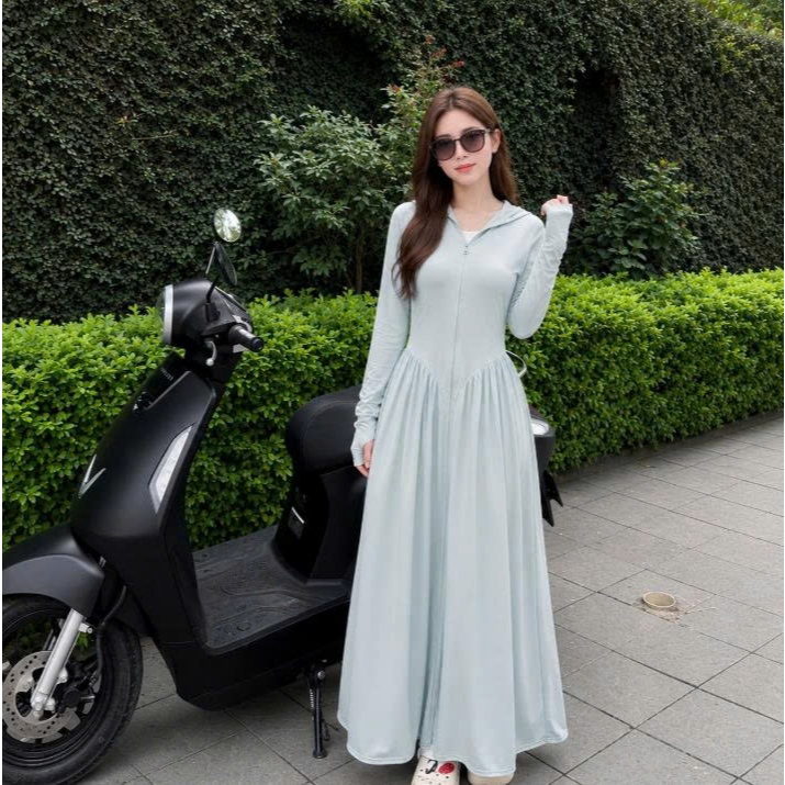 Áo chống nắng su lạnh Cho Nữ Dáng Ngắn / Dáng Dài 5D Enade UPF 50+ Bảo Vệ Da UVF 95%
