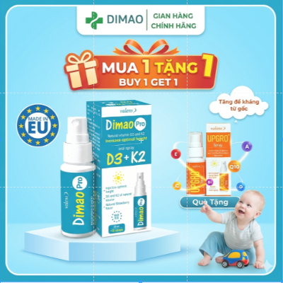 Dimao pro D3 K2 dạng xịt ,hỗ trợ tăng chiều cao Valens Dimao pro Spray D3k2 tăng cường hấp thụ Canxi