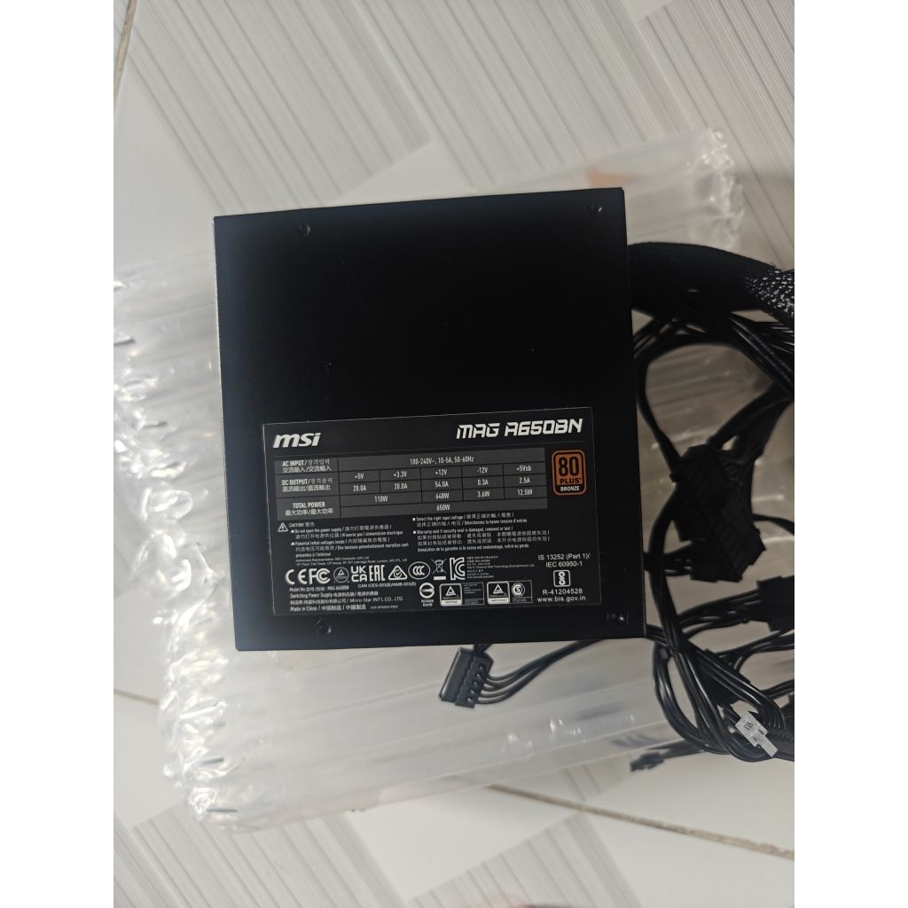 Nguồn msi mag a650bn còn bh 2028