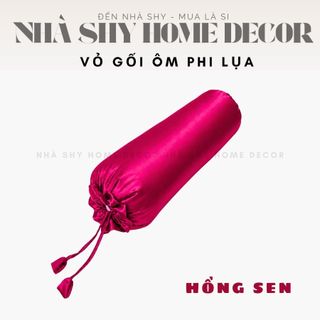 Vỏ Gối Ôm Phi Lụa Size 1mx35cm - Vỏ Gối Chất Liệu Phi Mát Mịn - Nhà Shy Home Decor