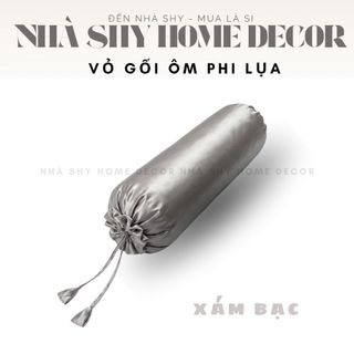 Vỏ Gối Ôm Phi Lụa Size 1mx35cm - Vỏ Gối Chất Liệu Phi Mát Mịn - Nhà Shy Home Decor