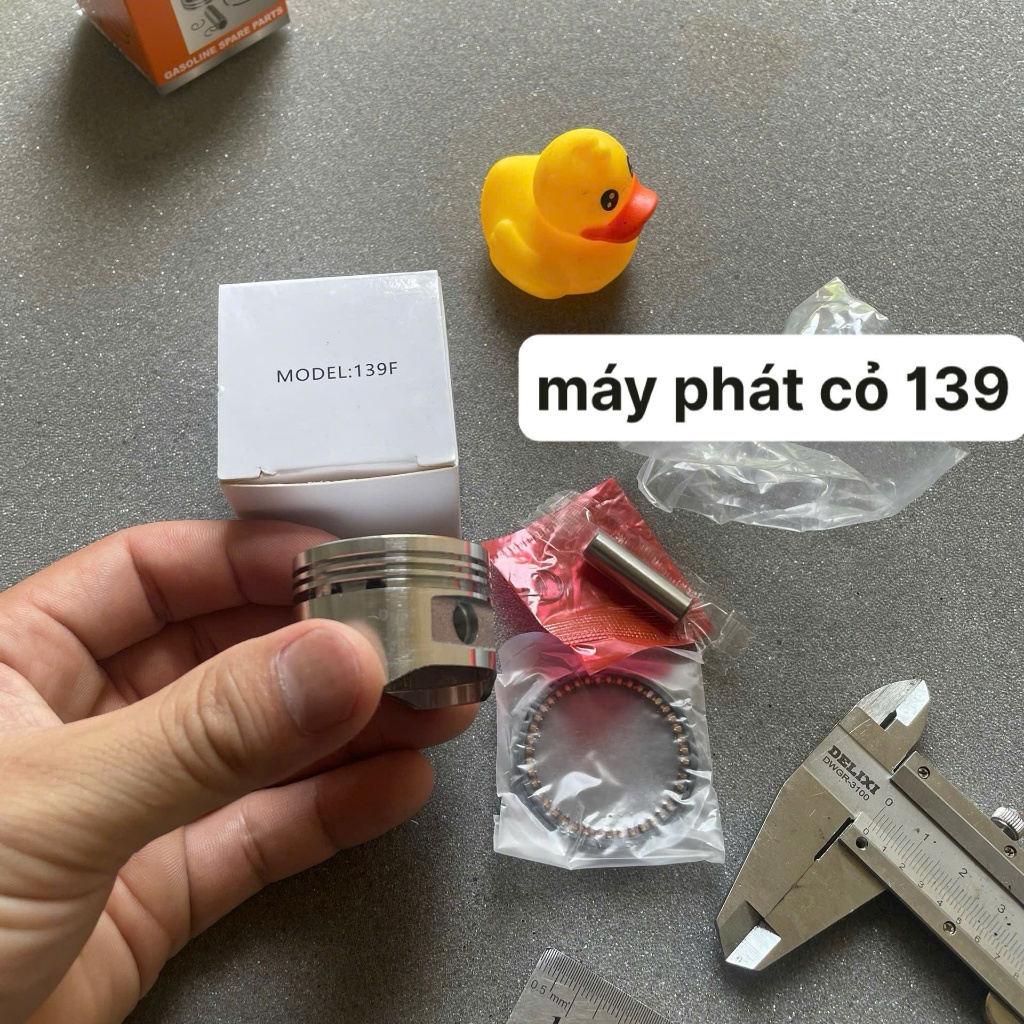 Full Bộ Pít Tông Pitong 39mm Séc Măng Máy Phát Cỏ 139 Pítong Rộng 39mm (Kho 6201)