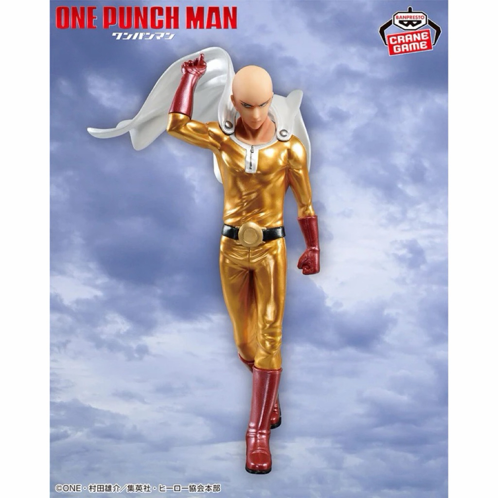 Mô hình One Punch Man – Saitama Dxf Premium Figure Metalic Color Bandai Figure