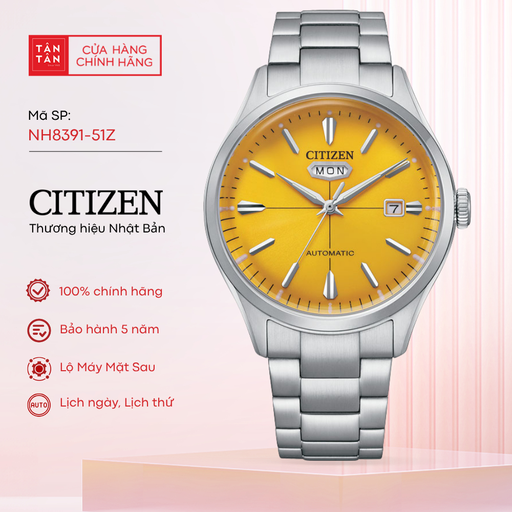 Đồng Hồ Nam Citizen C7 NH8391-51Z Automatic 40mm - Đồng Hồ Tân Tân