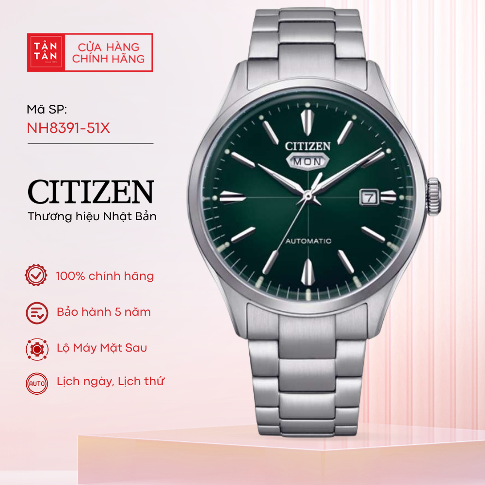 Đồng Hồ Nam Citizen C7 NH8391-51X Automatic 40mm - Đồng Hồ Tân Tân