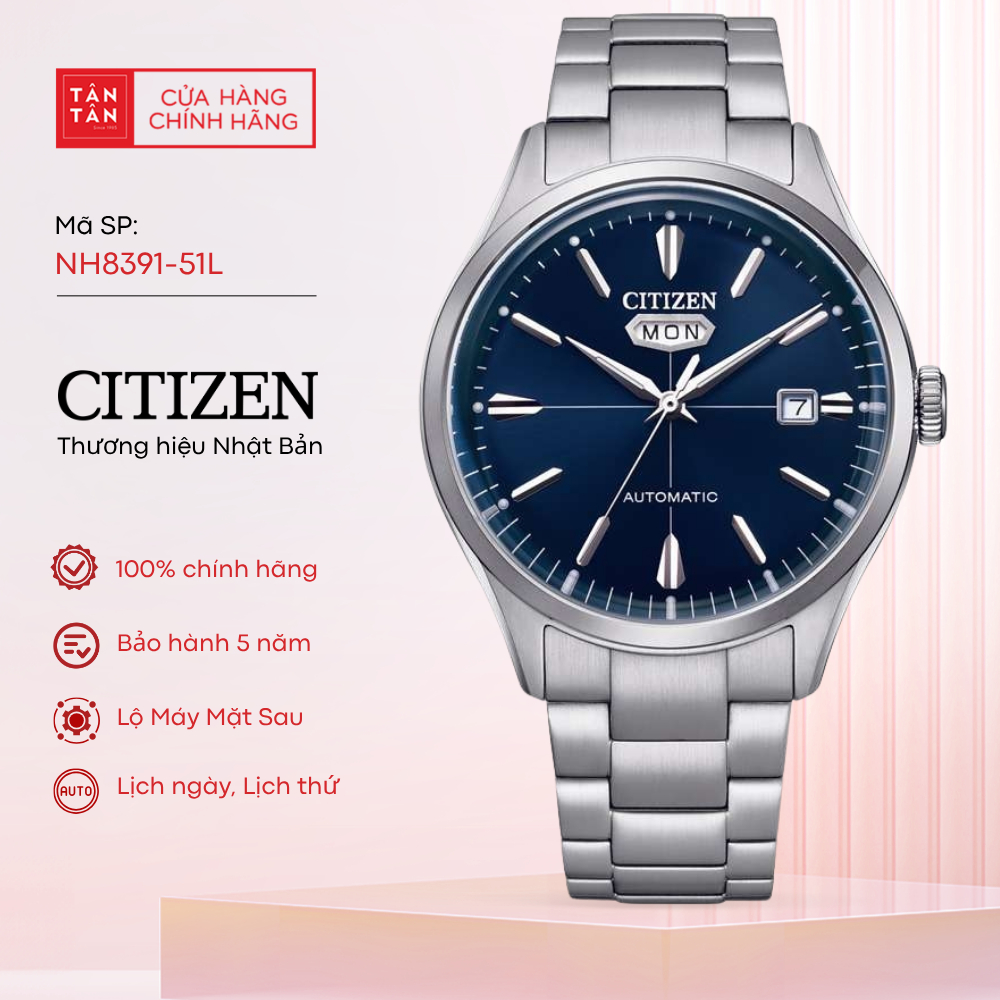 Đồng Hồ Nam Citizen C7 NH8391-51L Automatic 40mm - Đồng Hồ Tân Tân