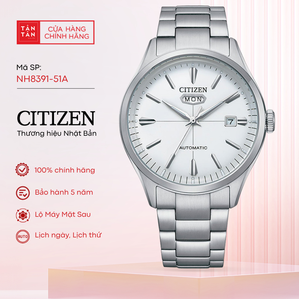 Đồng Hồ Nam Citizen C7 NH8391-51A Automatic 40mm - Đồng Hồ Tân Tân