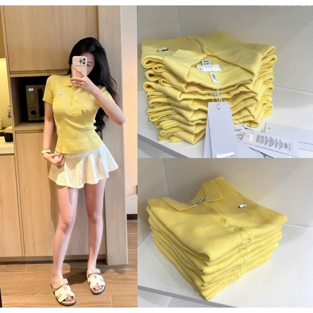 A605-Áo len polo thêu cá 4 màu hàng nhà máy đủ tem | BigBuy360 - bigbuy360.vn