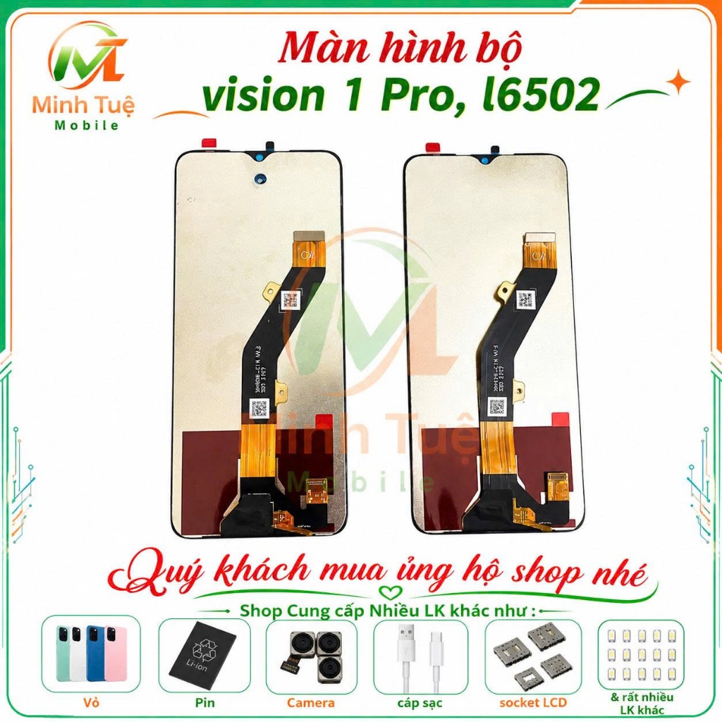 Màn hình bộ vision 1 Pro, l6502,spark 7/ spark 7t/ spark 8,mới