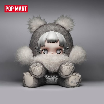 POP MART θ SKULLPANDA Punk Panda Plush Doll