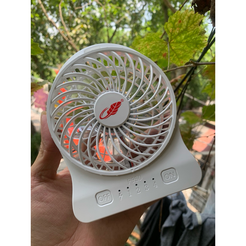 Quạt để bàn Gongtian F95D mini siêu siêu mạnh, động cơ không chổi than ,  pin 21700 dung lượng 5000mah có thể tháo rời . | BigBuy360 - bigbuy360.vn