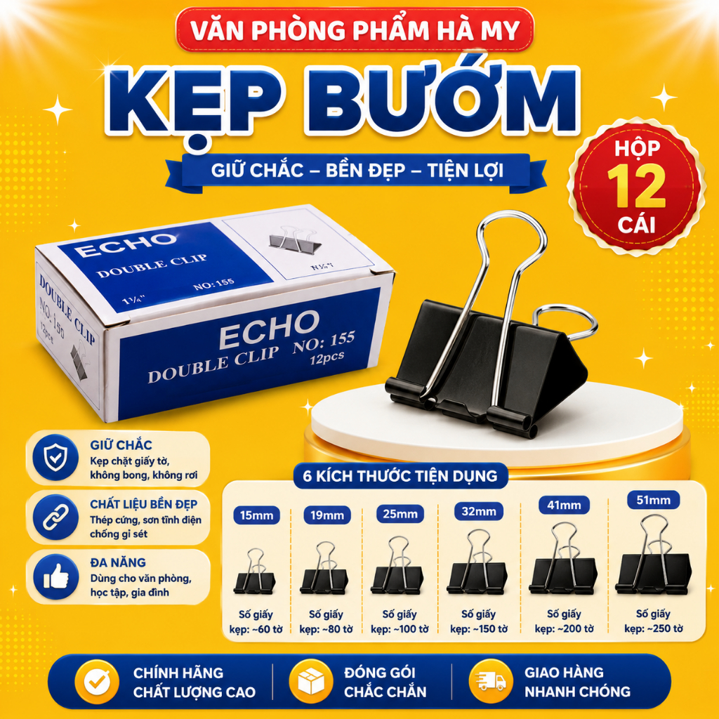 Kẹp Bướm Echomax, Echo, Slecho Chất Lượng Cao, Mạnh Mẽ Và Bền Bỉ