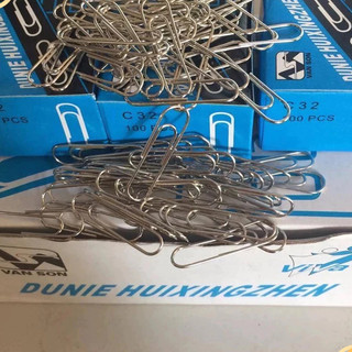 Combo 10 Hộp Kẹp Giấy C32 Đầu Tròn Tiện Lợi Nhỏ Gọn