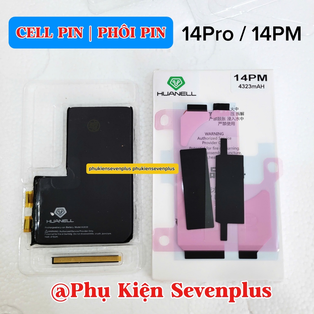 Cell Pin / Phôi Pin Dành Cho IP 14 14Pro 14Promax 14Plus (tặng bộ tua vít)