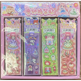 ĐT 683 sỉ khay 40 túi dán sticker túi 10 tờ
