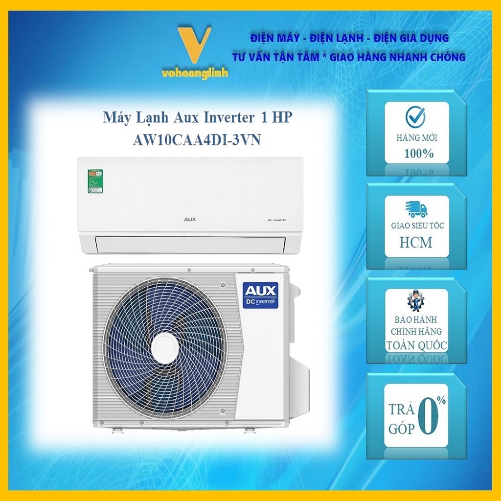 Máy Lạnh AUX Inverter 1 HP AW10CAA4DI-3VN