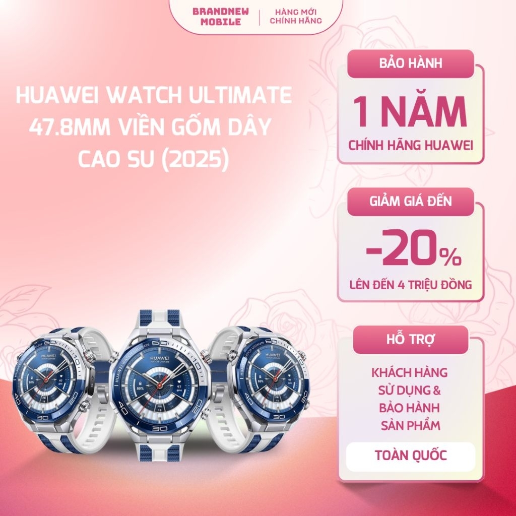 Huawei Watch Ultimate 2 47.8mm dây cao su