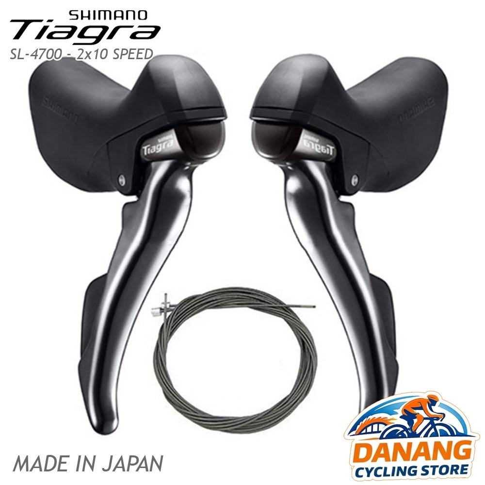 Tay Đề Lắc Xe Đạp Road SHIMANO Tiagra ST 4700 2x10 Tốc Độ – Chính Hãng, Không Hộp