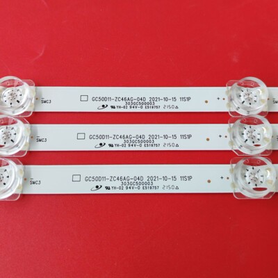 Casper 50UGA610 #50AU7002 - Bộ 3 thanh 11 Led cho tivi Casper 50UGA610 GC50D11-ZC46AG-04D; ES-4538;