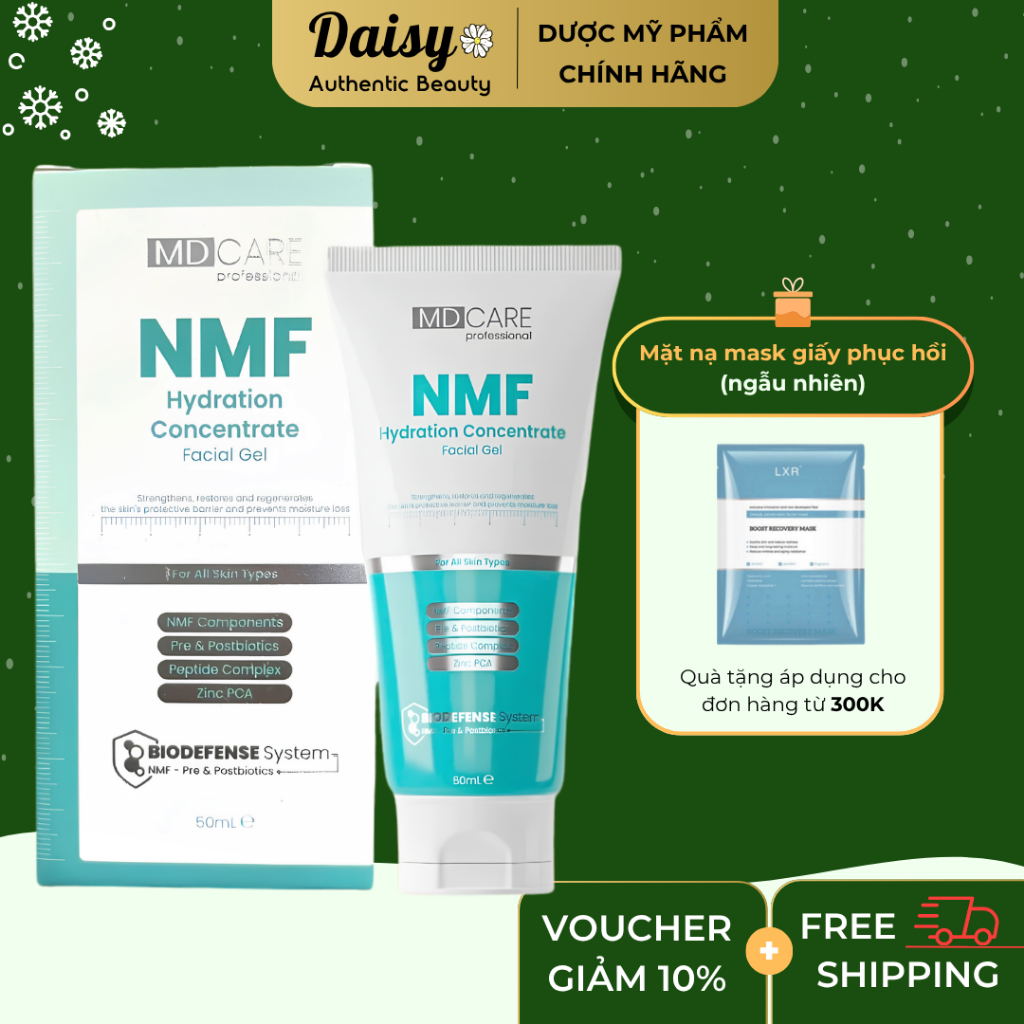 [Công Ty] Gel phục hồi MD Care NMF Hydration Concentrate Facial Gel 50mL | MDCare
