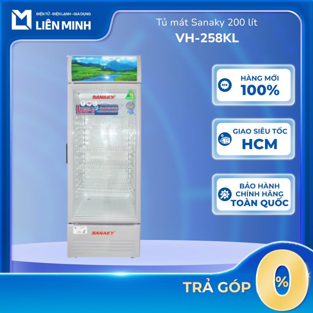 VH-258KL - Tủ Mát Sanaky VH-258KL - Bảo Hành Chính Hãng [Giao Toàn Quốc]