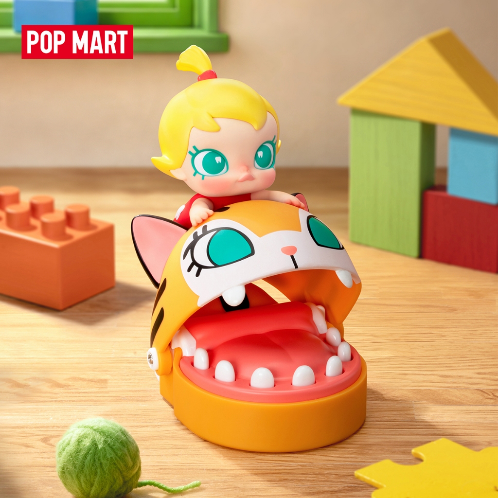 POP MART Baby Molly and Baby Tabby Pulling a Prank Figure