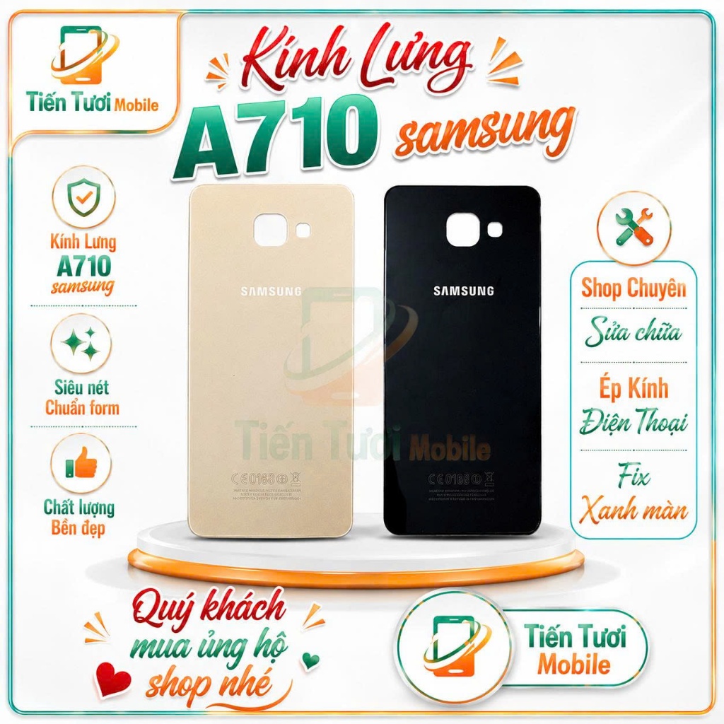 Vỏ Lưng Samsung A710 A7 2016, Nắp Lưng Thay Thế Chất Lượng