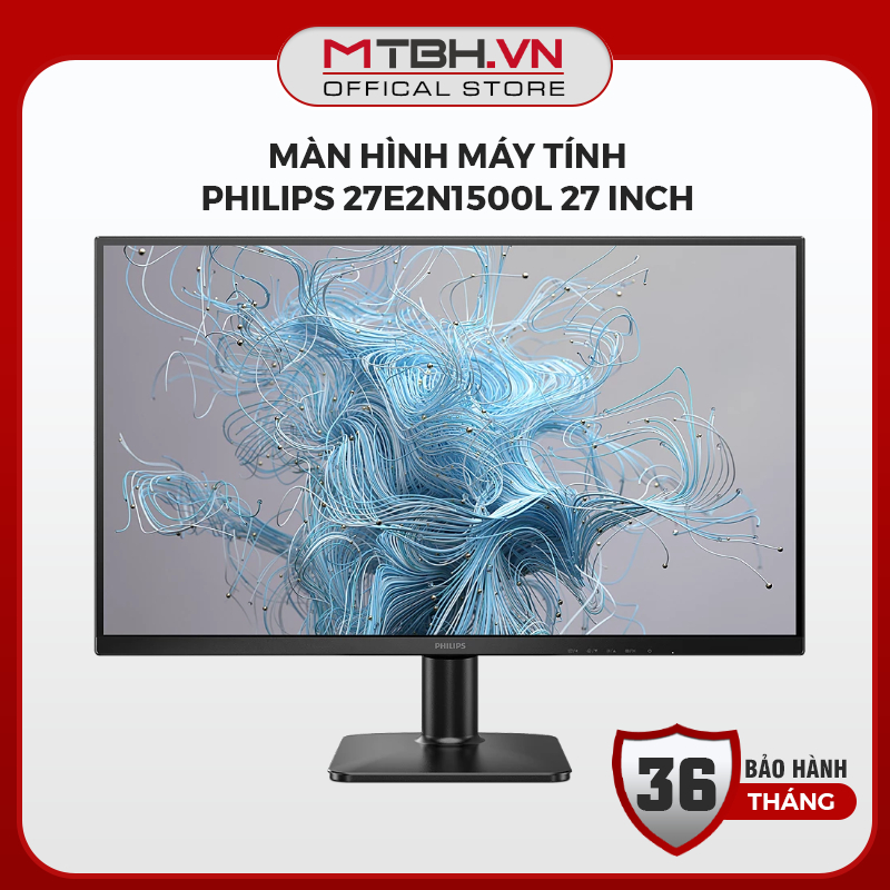 Màn Hình Máy Tính Philips 27E2N1500L 27 Inch - Độ Phân Giải 2K, Tấm Nền IPS, 75Hz, Viền Siêu Mỏng