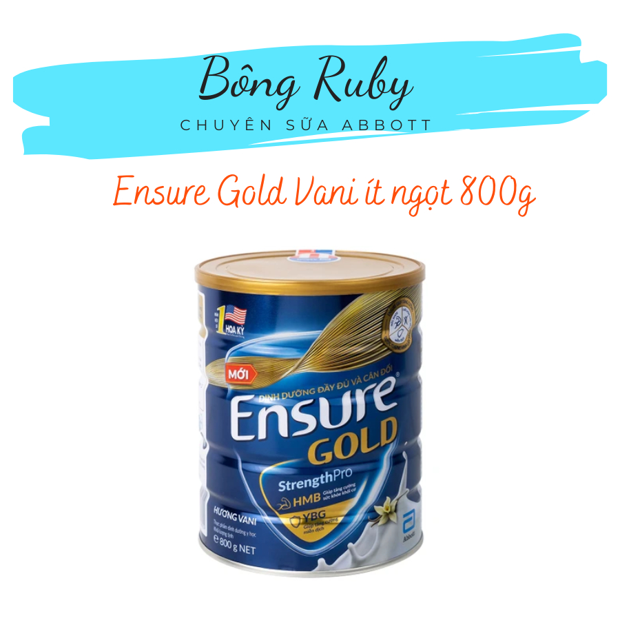 Sữa Bột Ensure Gold Hương Vani 800g