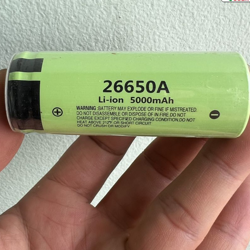 Pin sạc Lithium Pana 26650A 3.7V 5000mAh Li-ion 5000mAh