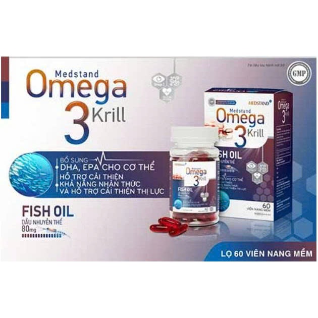 Omega 3 Krill Fish Oil hộp 60 viên