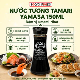 Nước tương Tamari Yamasa Nhật Bản 150ml | Không gluten, vị đậu nành đậm đà