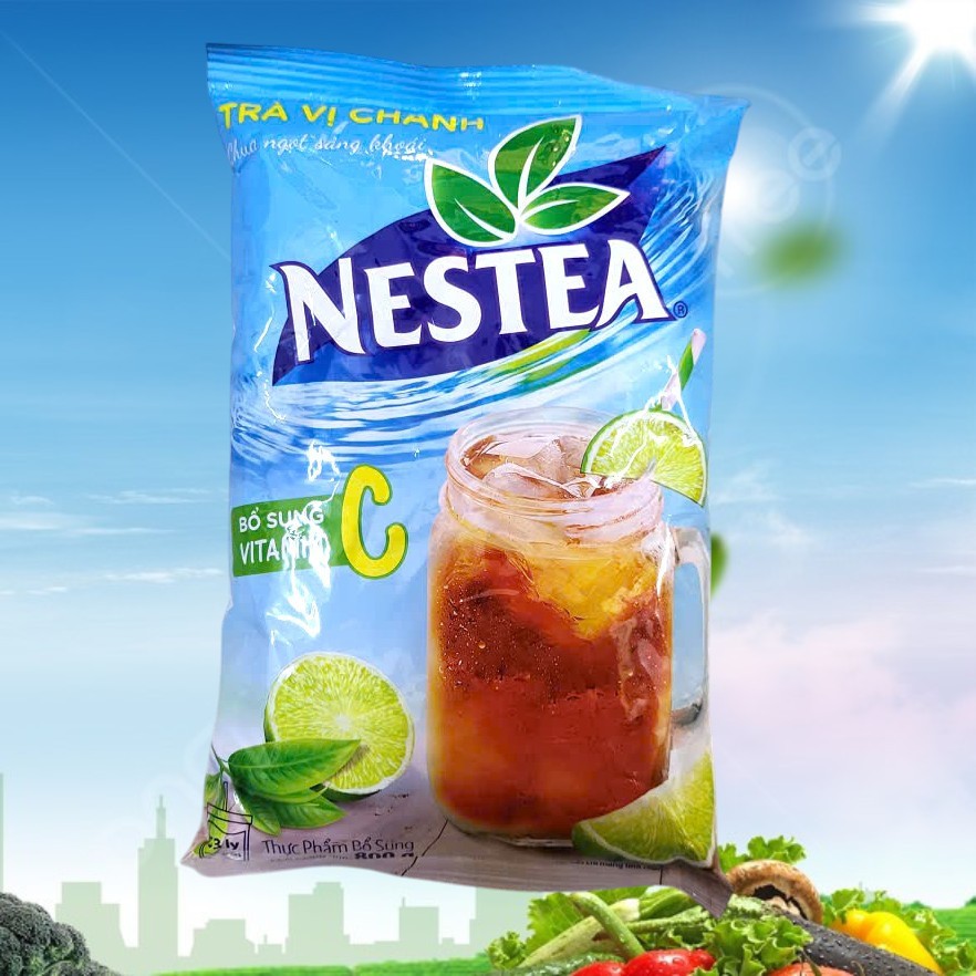 NESTEA ++ GÓI CHANH LỚN 800g ++ BỘT TRÀ CHANH HÒA TAN Lemon Tea Powder